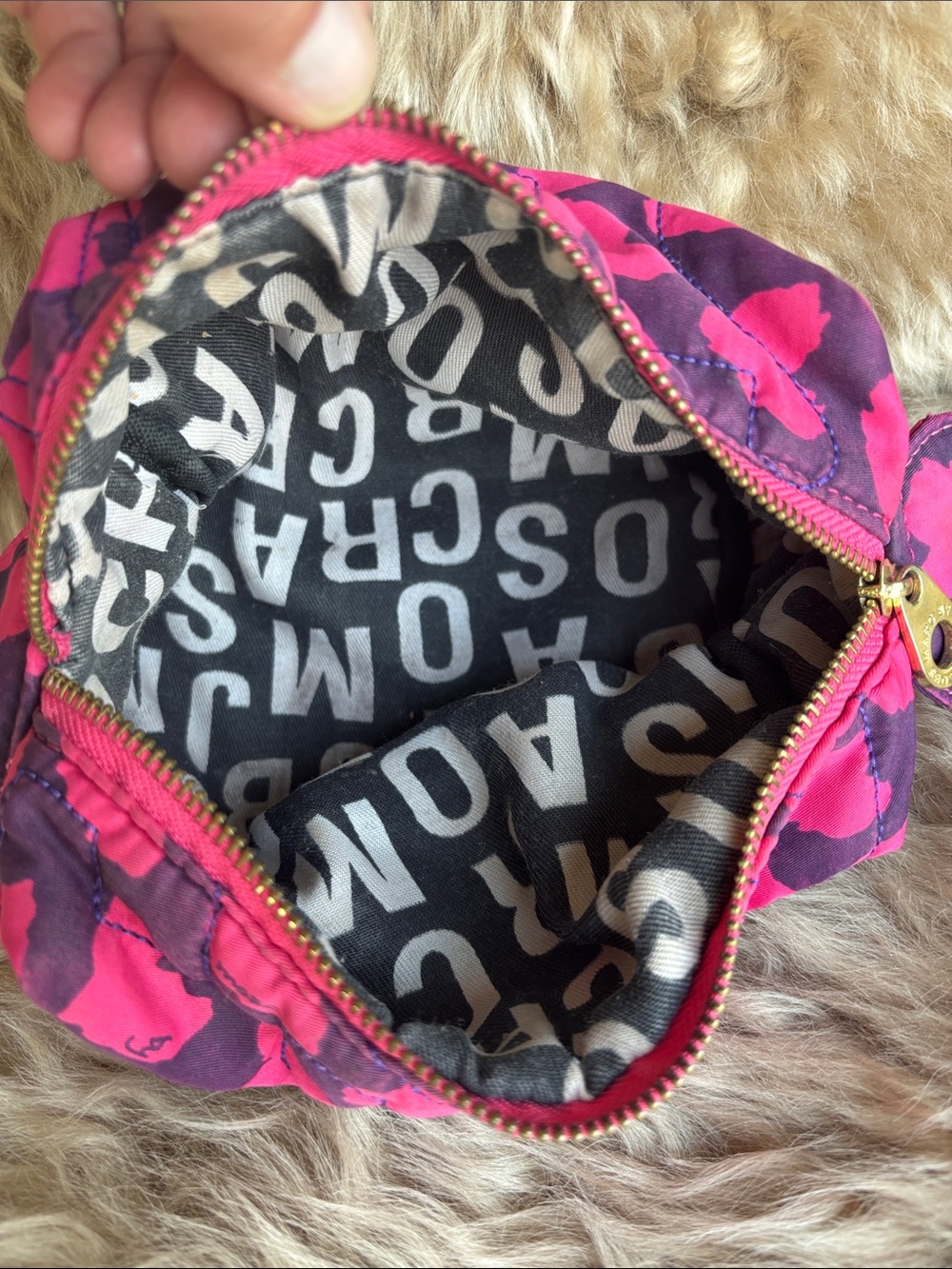 Quilted Makeup Pouch - Picture 4 of 6